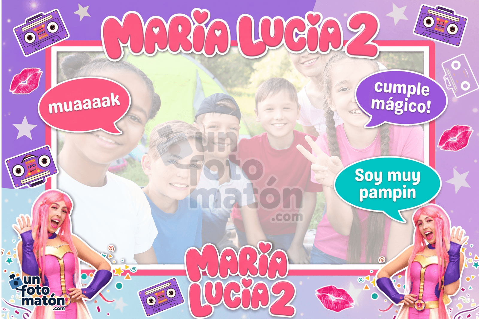 Marco Luli Pampín para cumpleaños infantil